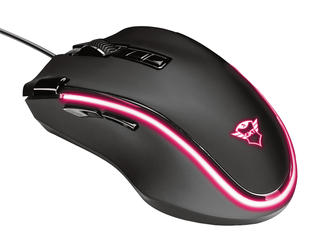 Maus Gaming Trust GXT188 Laban / 100-15.000 DPI / 125-1000Hz / 300 IPS / USB 2.0 / 1.8m / RGB / I zi - 5