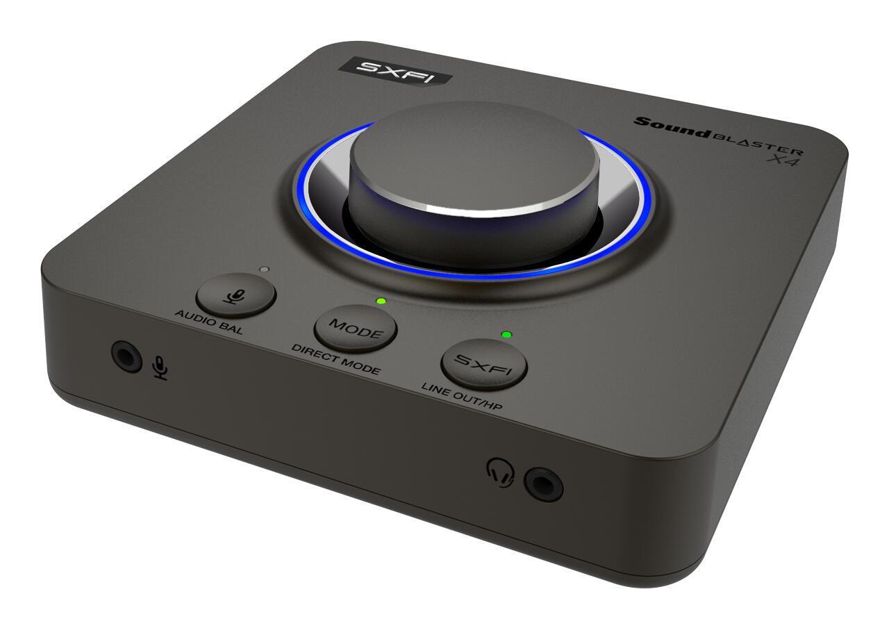 Karta të Zërimit Creative Sound Blaster X4 / 7.1 / 24-bit / 192kHz / 114dB / USB-C / Super X-Fi / Dolby Digital Live – Zezë - 2