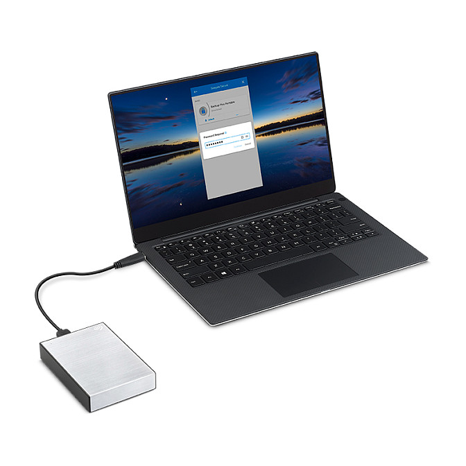 HDD SEAGATE One Touch 5TB me Password Protection, e argjendë - 8
