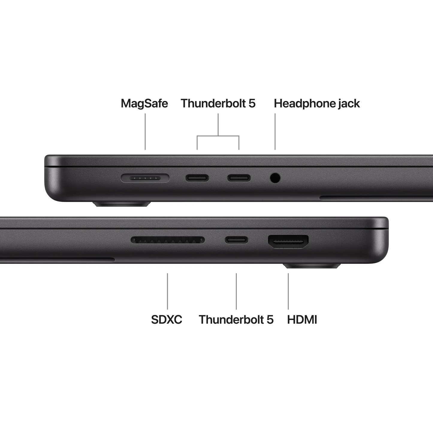 MacBook Pro M5 Pro 16.2" / 18 CPU / 20 GPU / 48GB / 1TB / 140W - Space Black - 3