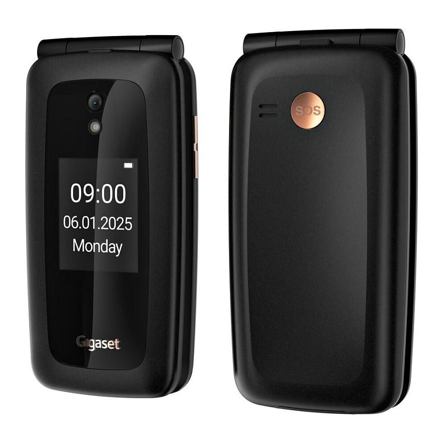 Telefon i Thjeshtë Gigaset GL795, 4G, ekran 2.8" IPS me ngjyra - Zezë - 3