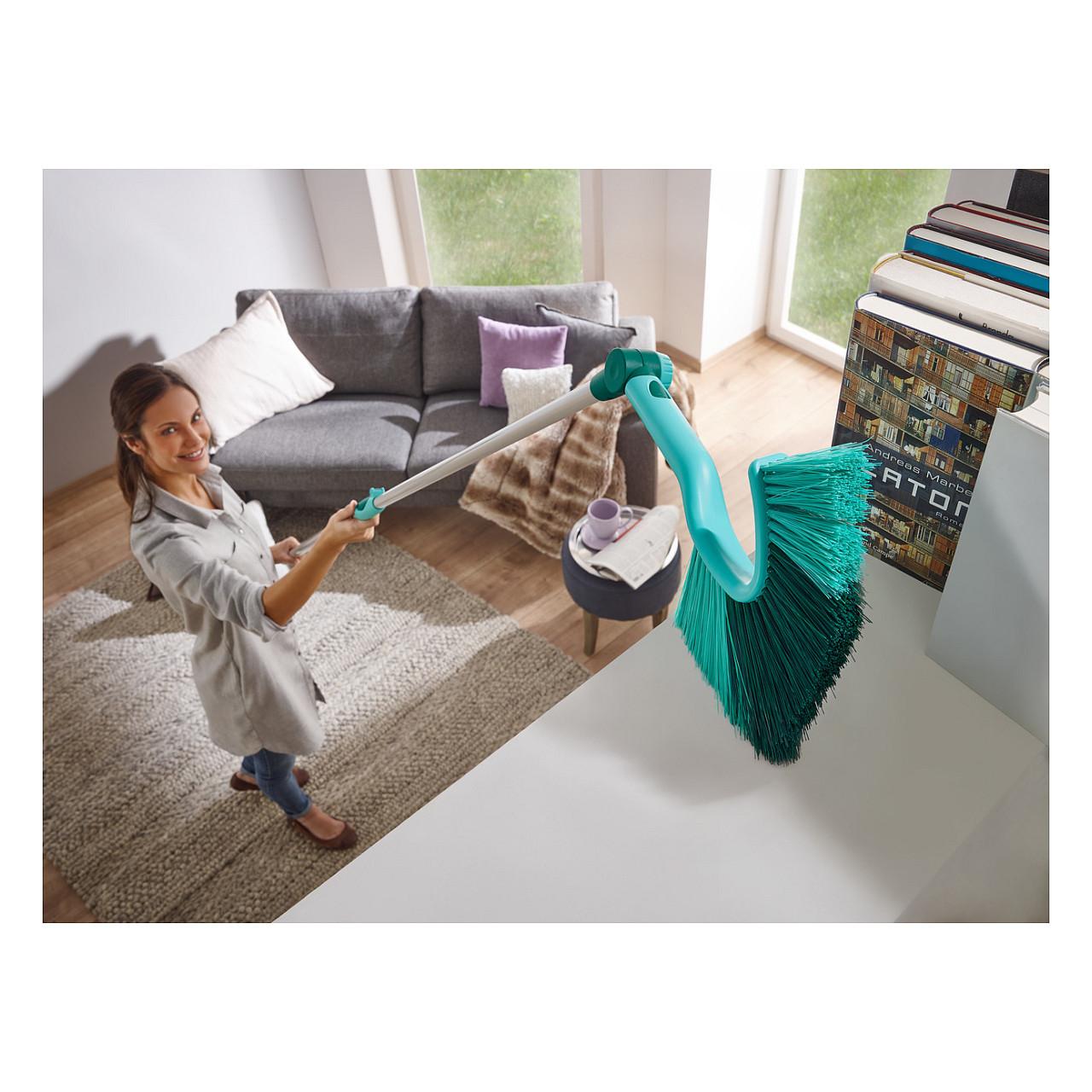 Fshesë Dore LEIFHEIT Dusty / Trekëndore / Easy-Click / 22 cm - Gjelbër/Zezë - 8