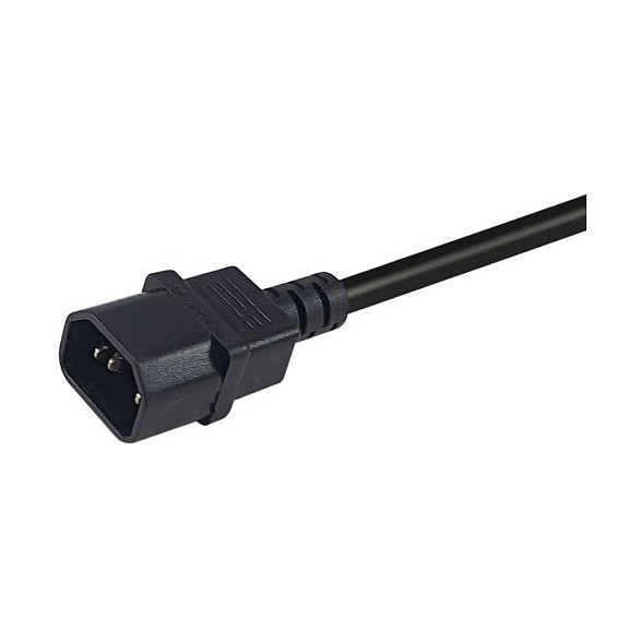 Kabllo për Furnizim me Energji Equip IEC C14 në CEE 7/3 / 0.25m - Zezë - 3
