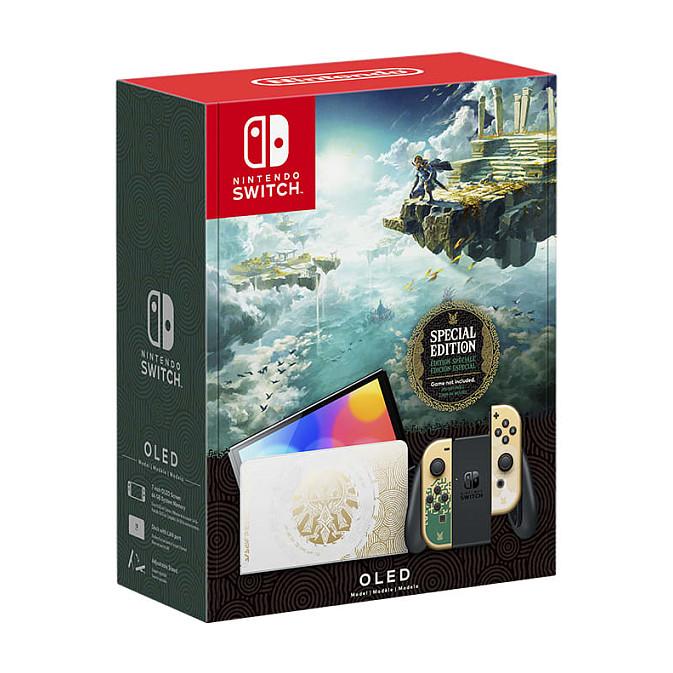 Nintendo Switch OLED / The Legend of Zelda: Tears of the Kingdom Edition / 64 GB / 7" OLED / 1280 × 720 / Wi-Fi / Bluetooth – Ari/Zezë - 4