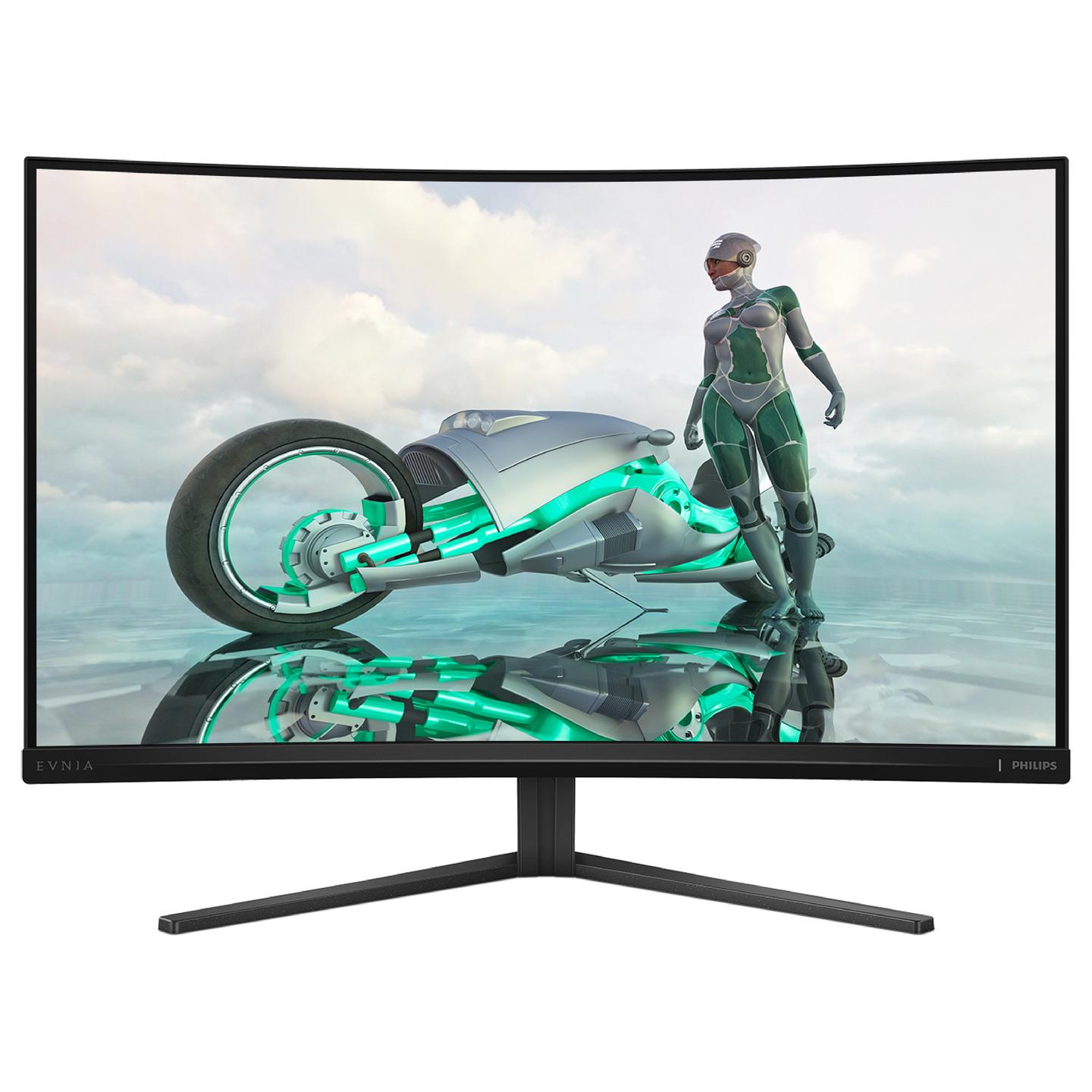 Monitor Gaming Philips Evnia 32M2C3500L/00 / 31.5″ / QHD Fast VA Curved / 180 Hz / 0.5 ms / DisplayPort + HDMI - Zezë - 10