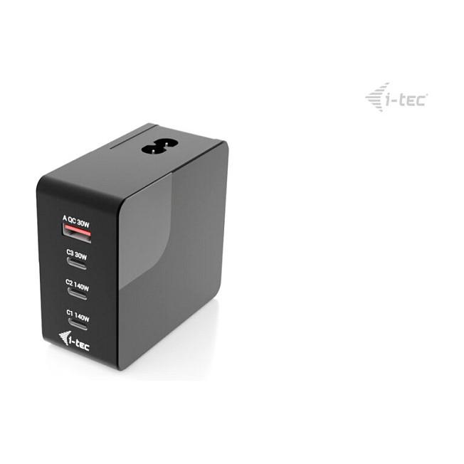 Karikues i-tec CHARGER-INTG140W / 3x USB-C / 1x USB-A / 140W PD – Zezë - 3