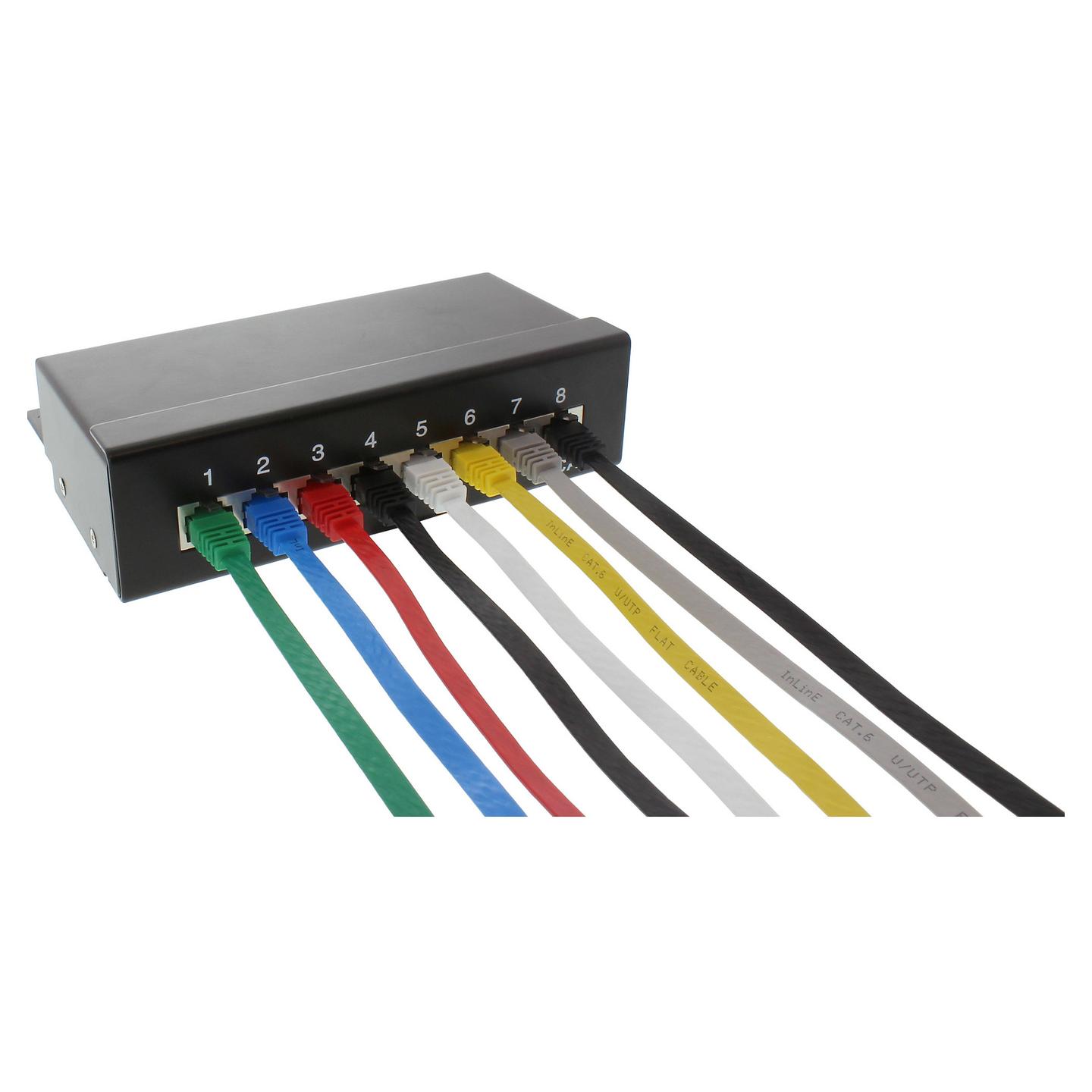 Kabllo për Rrjet InLine 71602W / RJ45 - RJ45 / Cat.6 / U/UTP / AWG30 / 2 m - Bardhë - 3