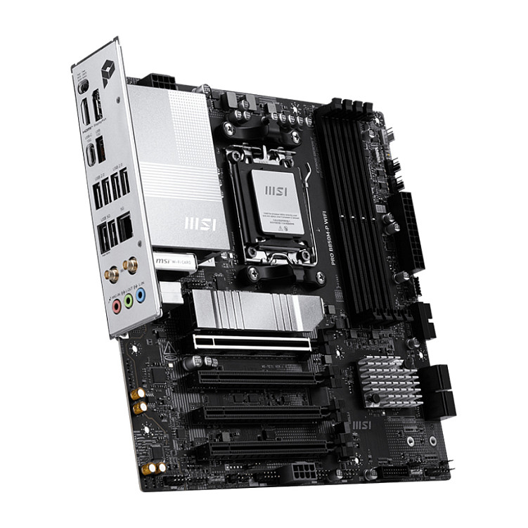 Pllakë Amë AMD AM5 MSI Pro B850M-P / Wifi / mATX / DDR5 / HDMI - 4