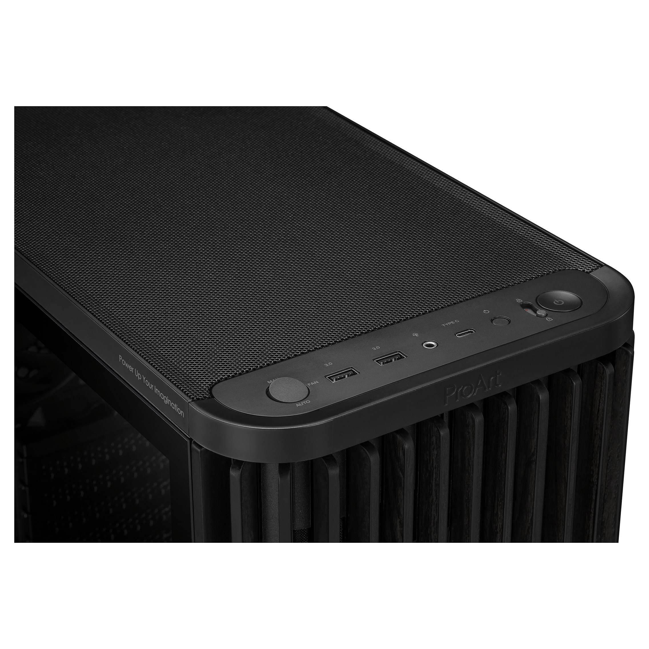 Kasë Asus ProArt PA401 Wood TG PWM -Zezë - 6