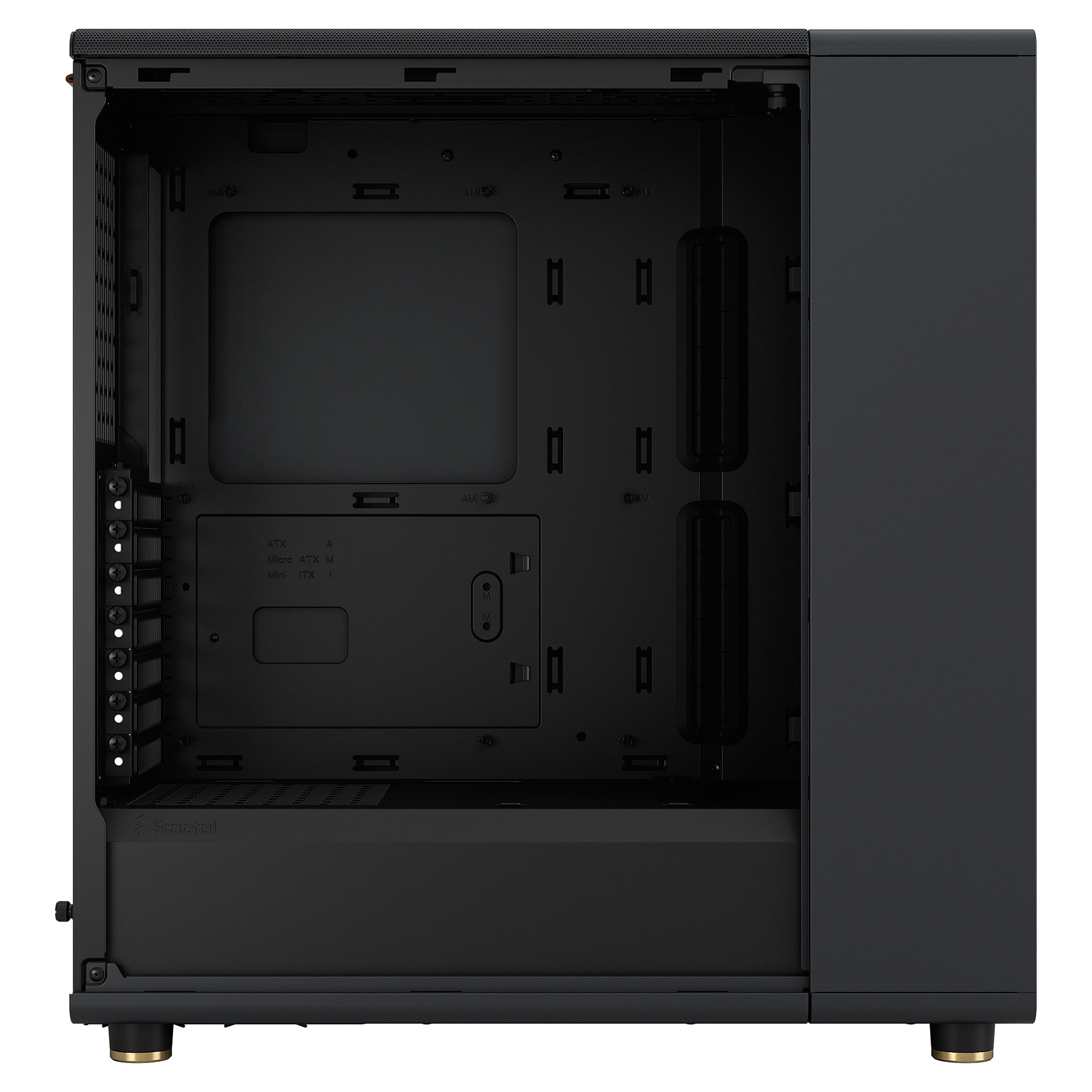 Kasë Fractal Design North Charcoal Window Clear Midi Tower - Zezë - 10