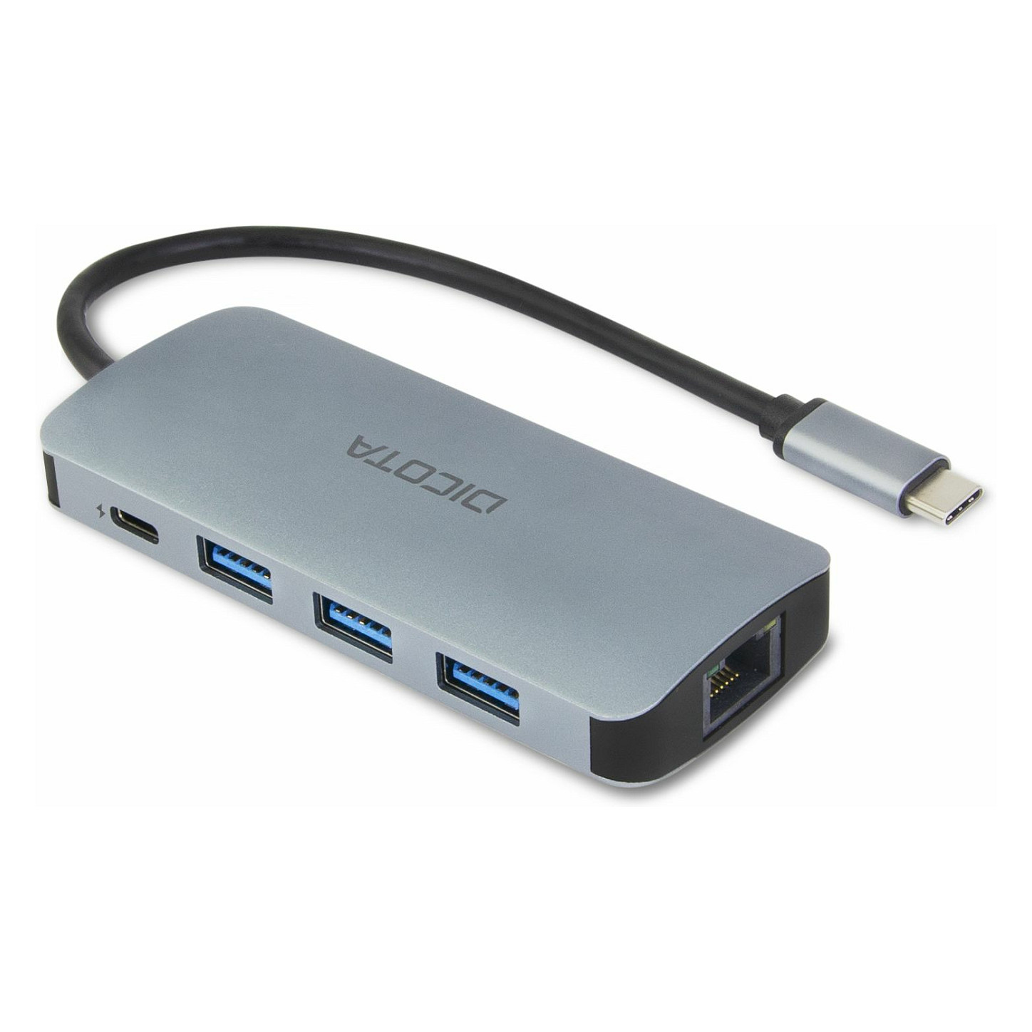 Docking Station D Dicota USB-C 8-in-1 Multi Hub 4K PD 100W silver - 2