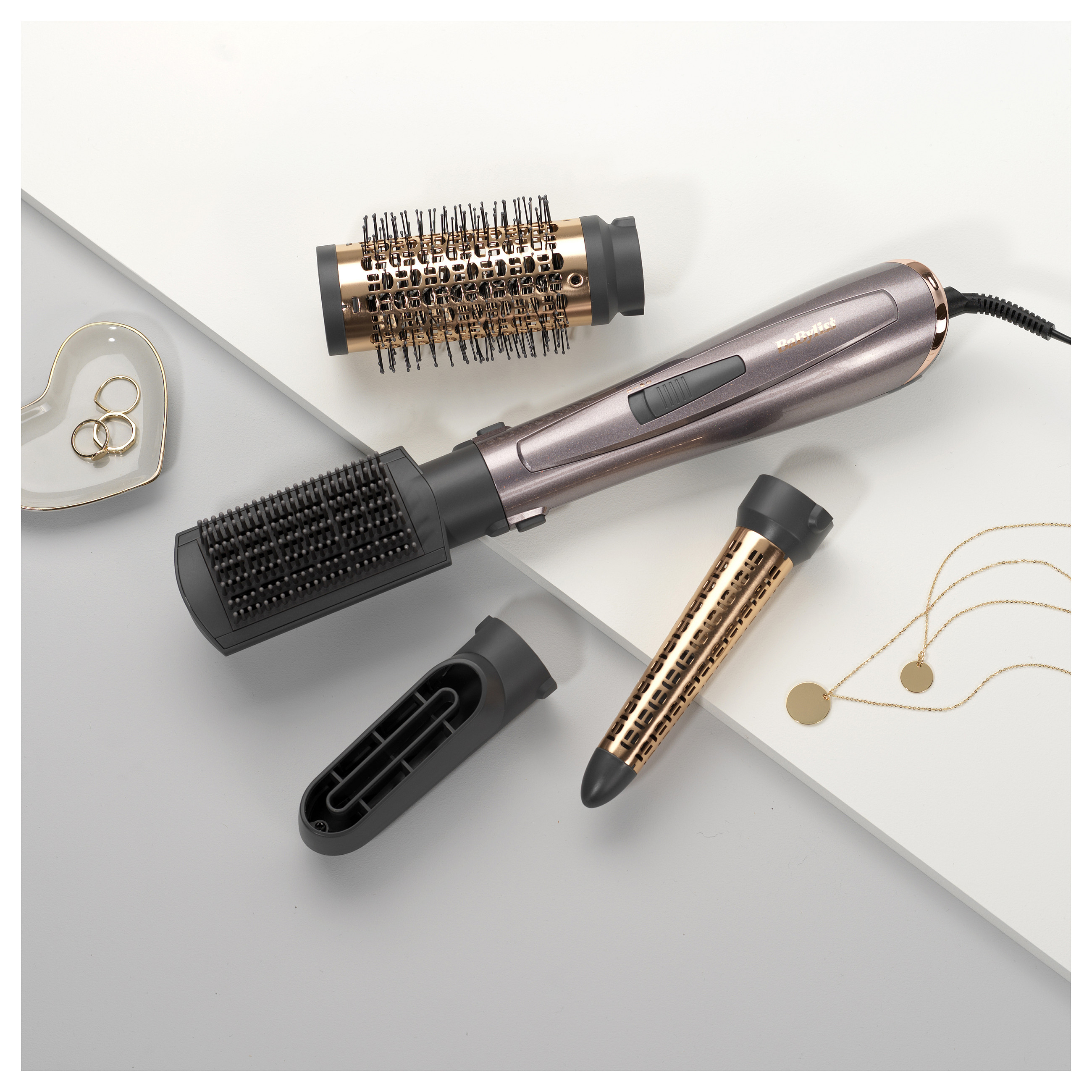 Stilues për Floke BaByliss AS136E Air Style 1000 Hot Air Brush with Ionic Technology - 11