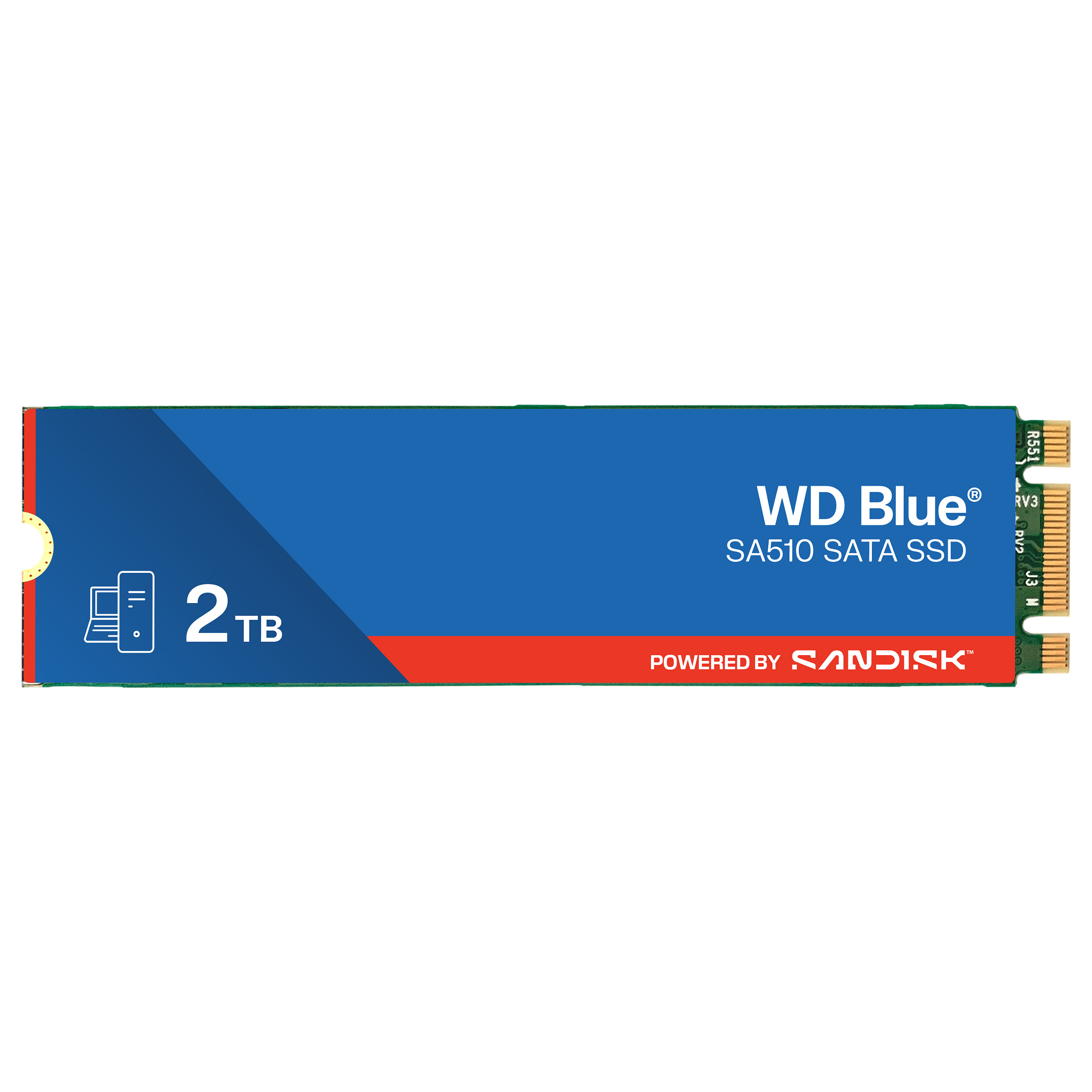 SSD e Brendshme 2TB M.2 WD Blue 2280 SATA3 SA510 - 1