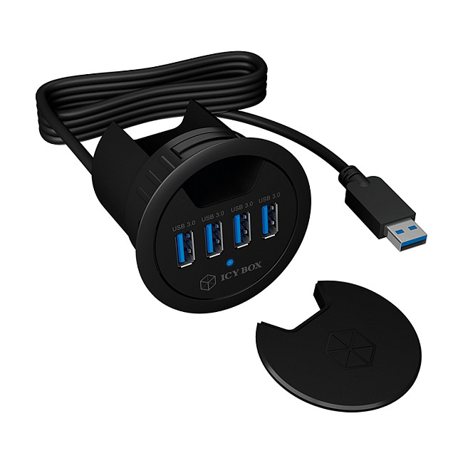 HUB ICY BOX USB 3.0 4x USB Type-A / Desktop - 9