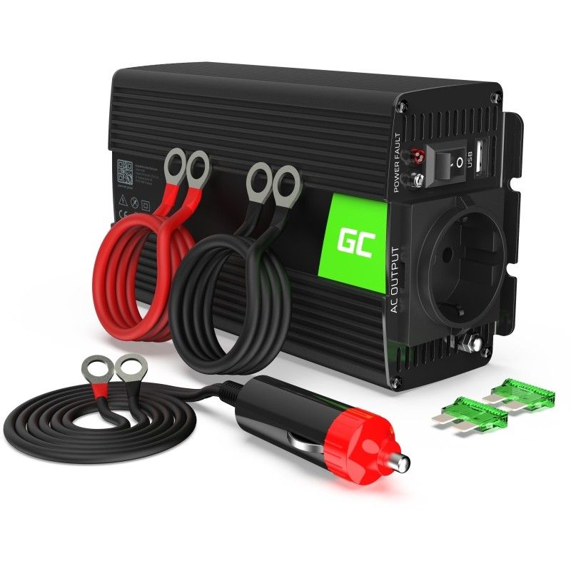 Inverter Green Cell 12V → 230V / 500W (1000W Maks.)