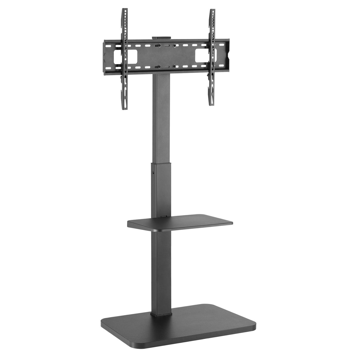 Mbajtëse për TV Equip 650613 , 37–75" , deri 40kg , për dysheme , lartësi e rregullueshme , e rrotullueshme ±35° , VESA 200x200–600x400 - Zezë - 1