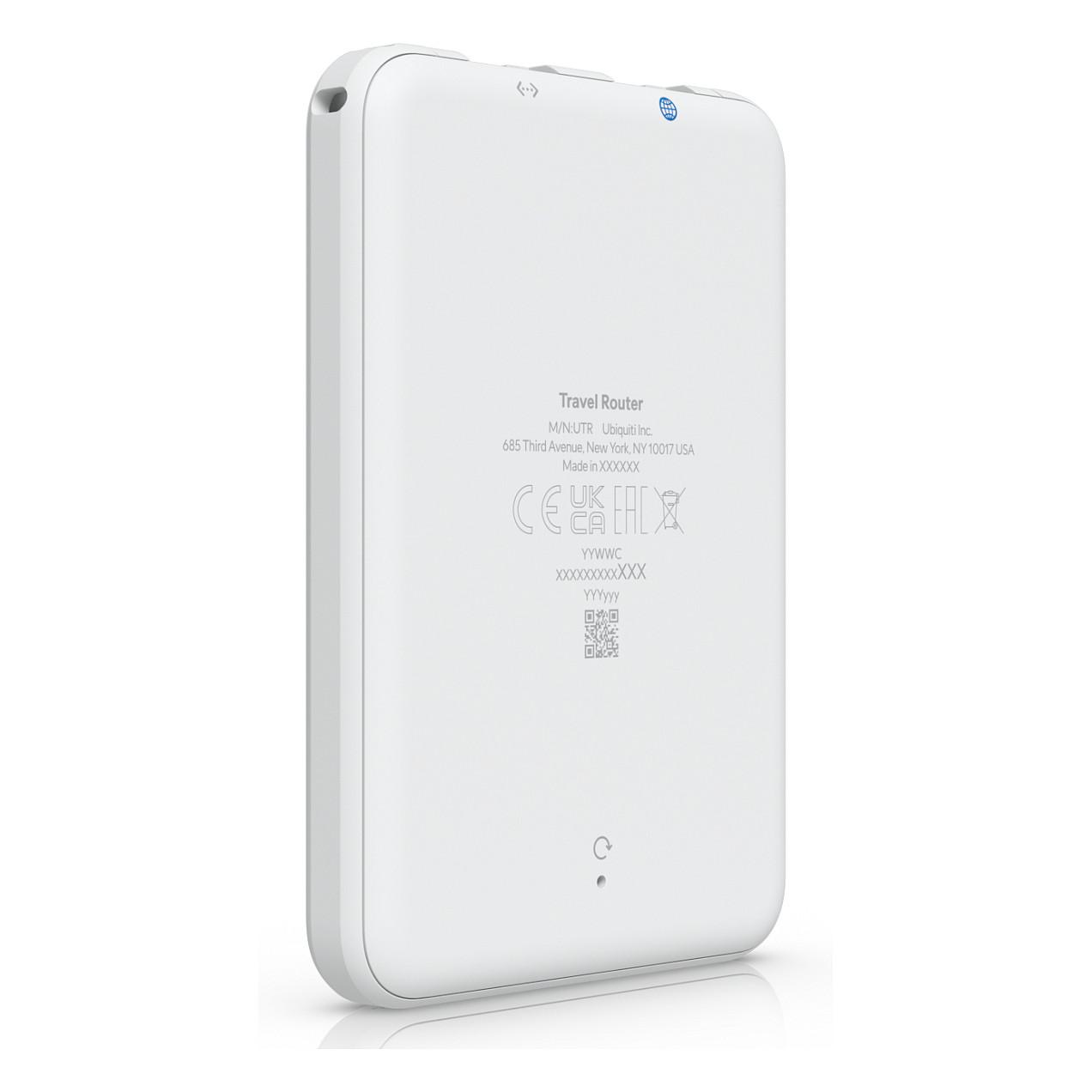 Ruter Ubiquiti UniFi Travel Router UTR, Wi-Fi 5 AC1200, Dual-Band, 2× Gigabit Ethernet - Bardhë - 4