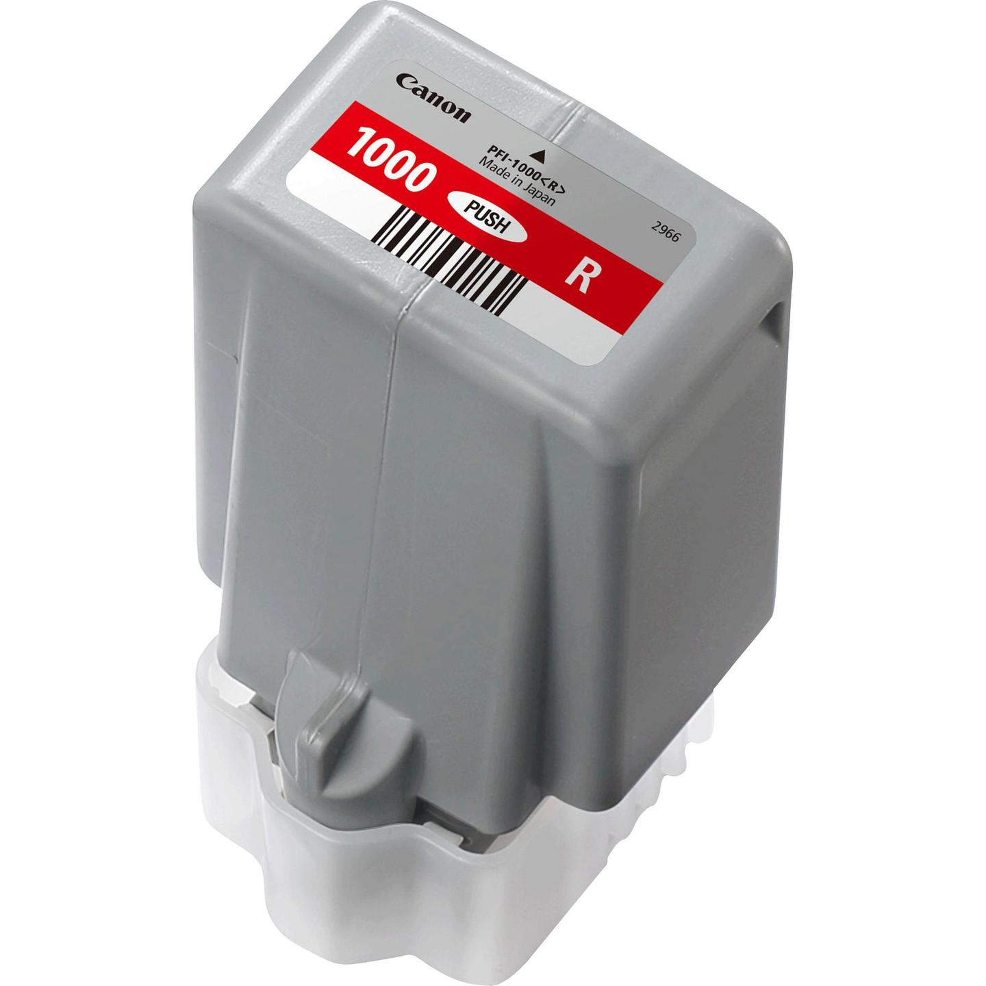 INK Canon PFI-1000 R / 0554C001 / 80ml / 5.355 foto / 935 foto A2 / Standard –Kuqe - 1