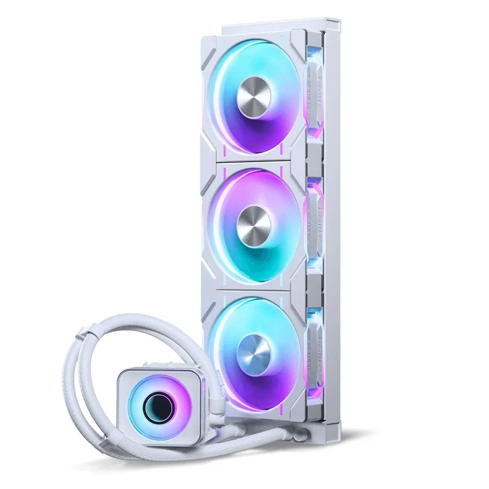 Ftohës Phanteks Glacier One 360D30 X2 DRGB / AIO / 360mm / 3x120mm D-RGB - Bardhë