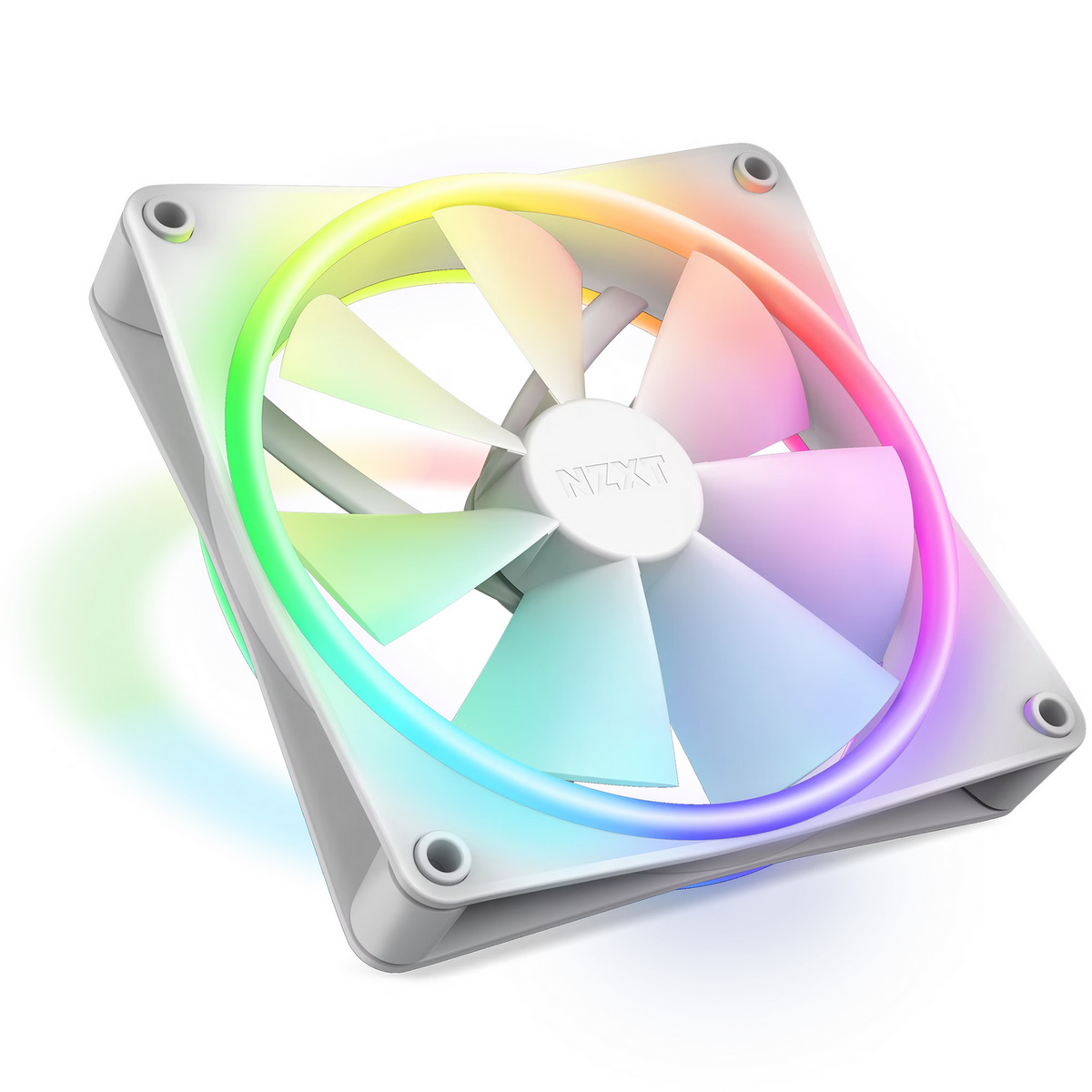 Ftohës për kasë NZXT F120 RGB Duo / RF-D12SF-W1 – Bardhë - 1