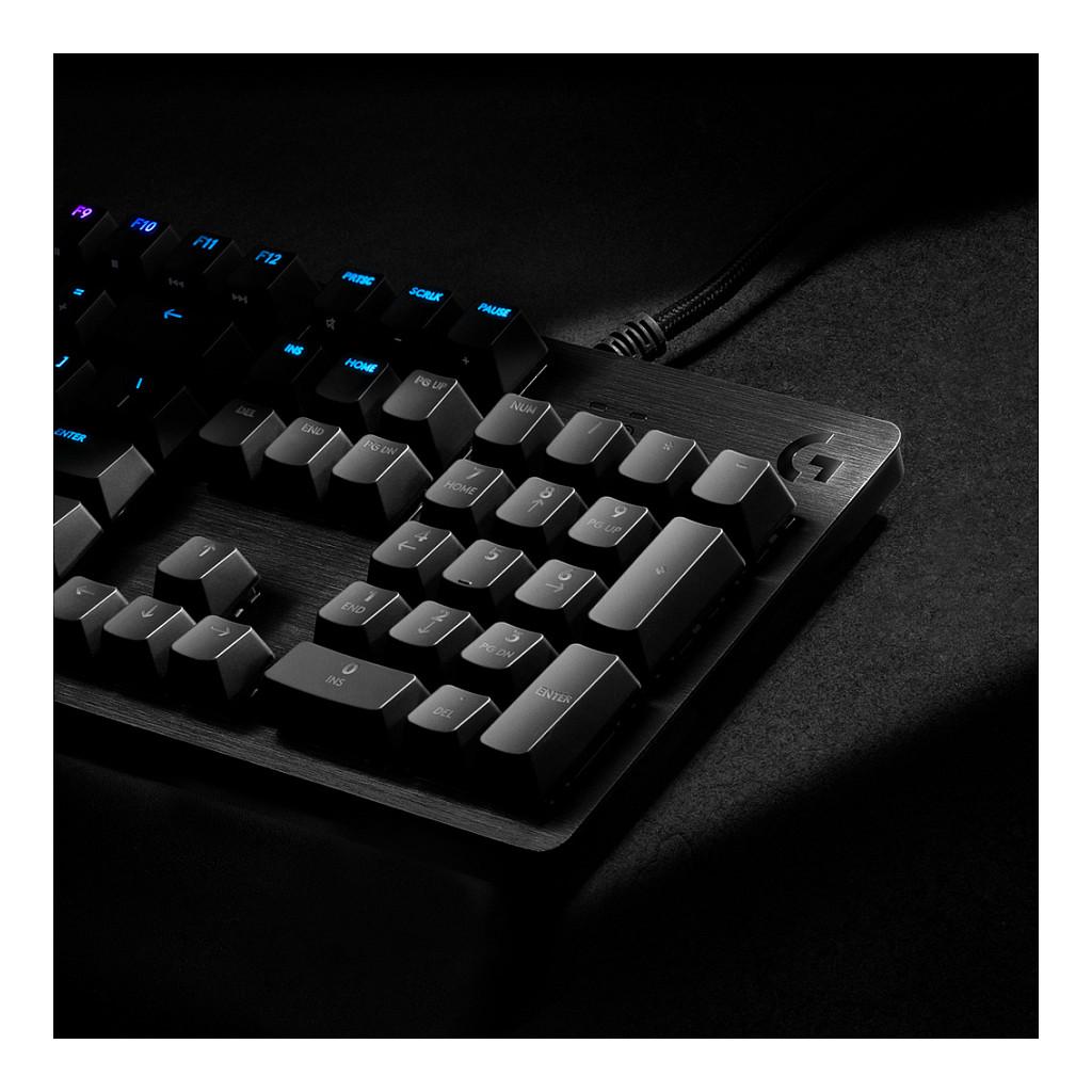 Tastierë Gaming Logitech G512 Carbon / GX Red Switches / Wired / US Language - Zezë - 12