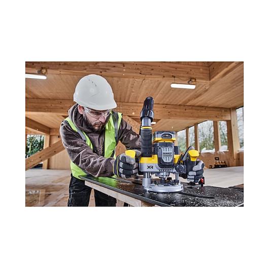 Frezë me Bateri DeWALT DCW620NT-XJ, 18V, Brushless, 11000–23000rpm, 70mm, 63mm - Zezë/Verdhë - 10