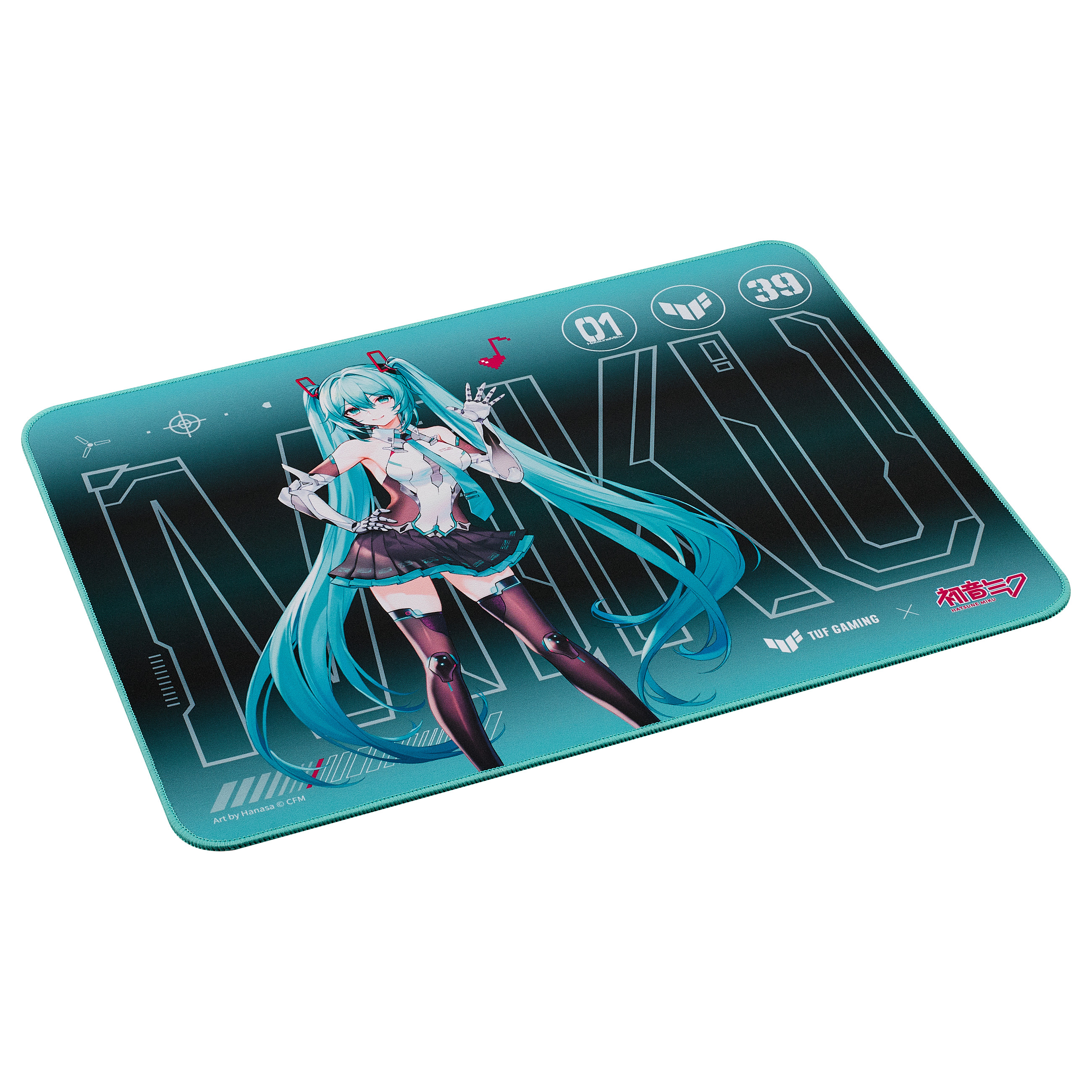 Mauspad ASUS TUF Gaming P1 – Hatsune Miku Edition 360 x 260 x 2 mm - 3