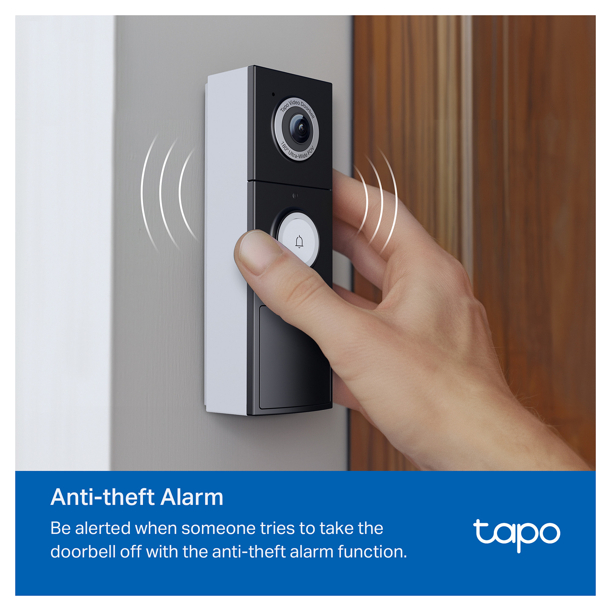 Kamerë Sigurie IP CCTV TP-Link Tapo D235 / Video Doorbell / 5MP / 2560×1920 / Wi-Fi / IP66 - Bardhë/Zezë - 9