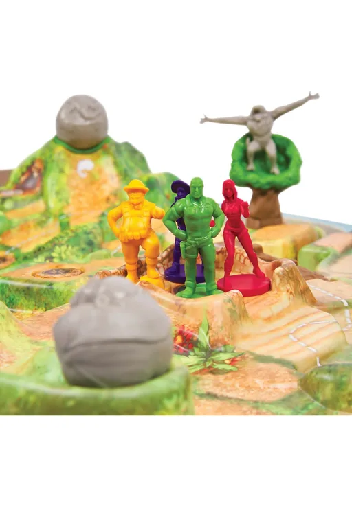 Lodra Spin Master Jumanji Stampede – 3D Cooperative Board Game / 2–4 Players / 5 Magic Crystals / 6 Jungle Dangers - Mix - 4