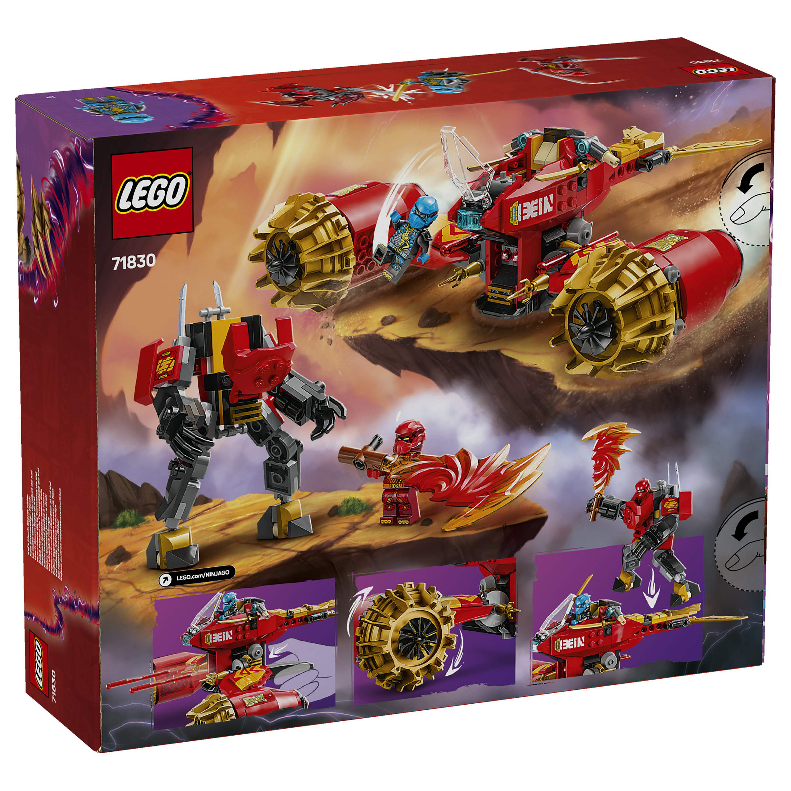 Lego Ninjago  71830 / Kai’s Storm Rider Mech - 25