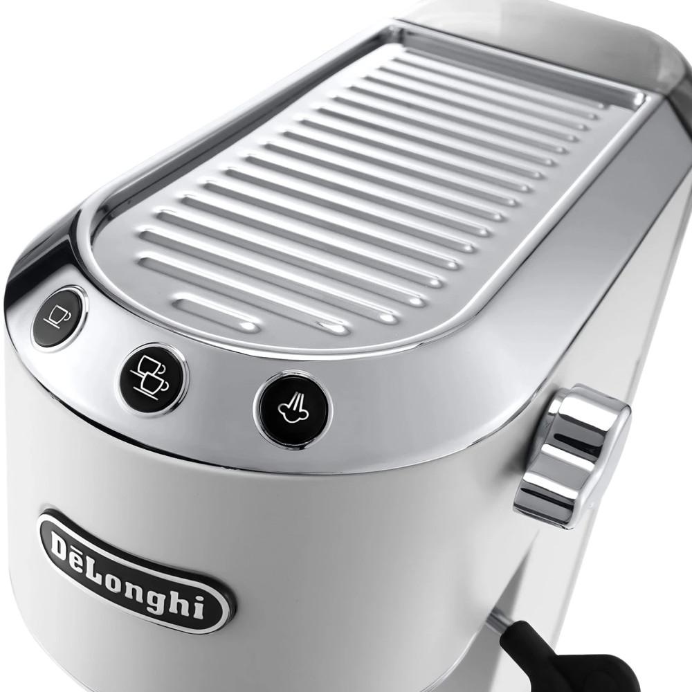 Aparat për kafe De'Longhi Dedica Style / Portafilter / 15 Bar / 1.1L – Bardhë - 6