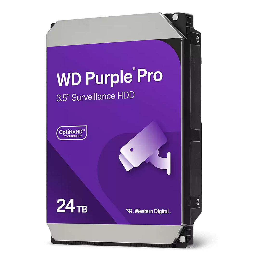 HDD e Brendshme Western Digital Purple Pro WD240PURP, 24TB, 3.5", SATA, 7200 RPM, 512MB Cache