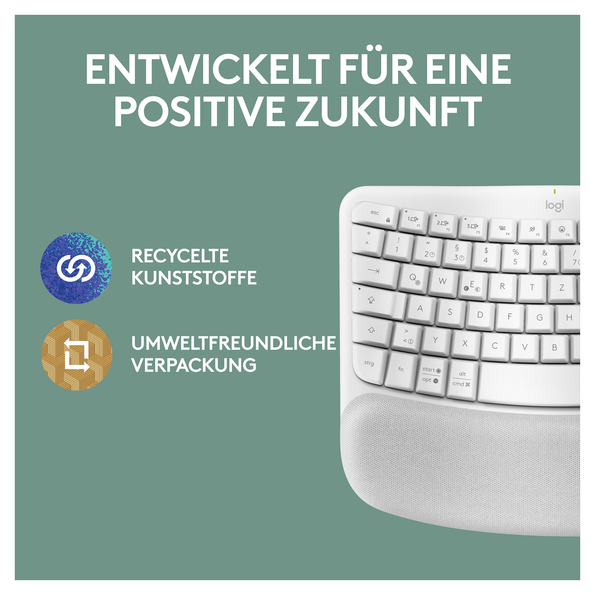 Tastierë Pa kabllo Logitech WAVE KEYS për MAC WRLS ERGO - 6