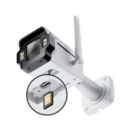 TP-Link VIGI InSight S345-4G 4MP – Full-Color Bullet, 4mm, 80.4° FOV, 4G LTE, IR 50m, AI, PoE, IP66 - 4