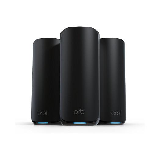 Sistem Mesh Wi-Fi NETGEAR Orbi 870 RBE873, Wi-Fi 7 BE21000, Tri-Band, 3-Pack, 1× 10GbE WAN + 4× 2.5GbE LAN - Zezë