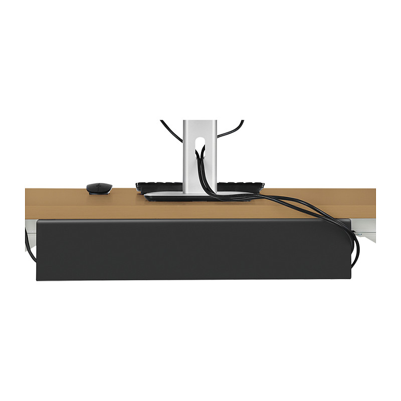 Mbajtëse për Monitor LogiLink Cable Management Tray for Under-Desk Mounting 600 × 76 × 114mm - Zezë - 3