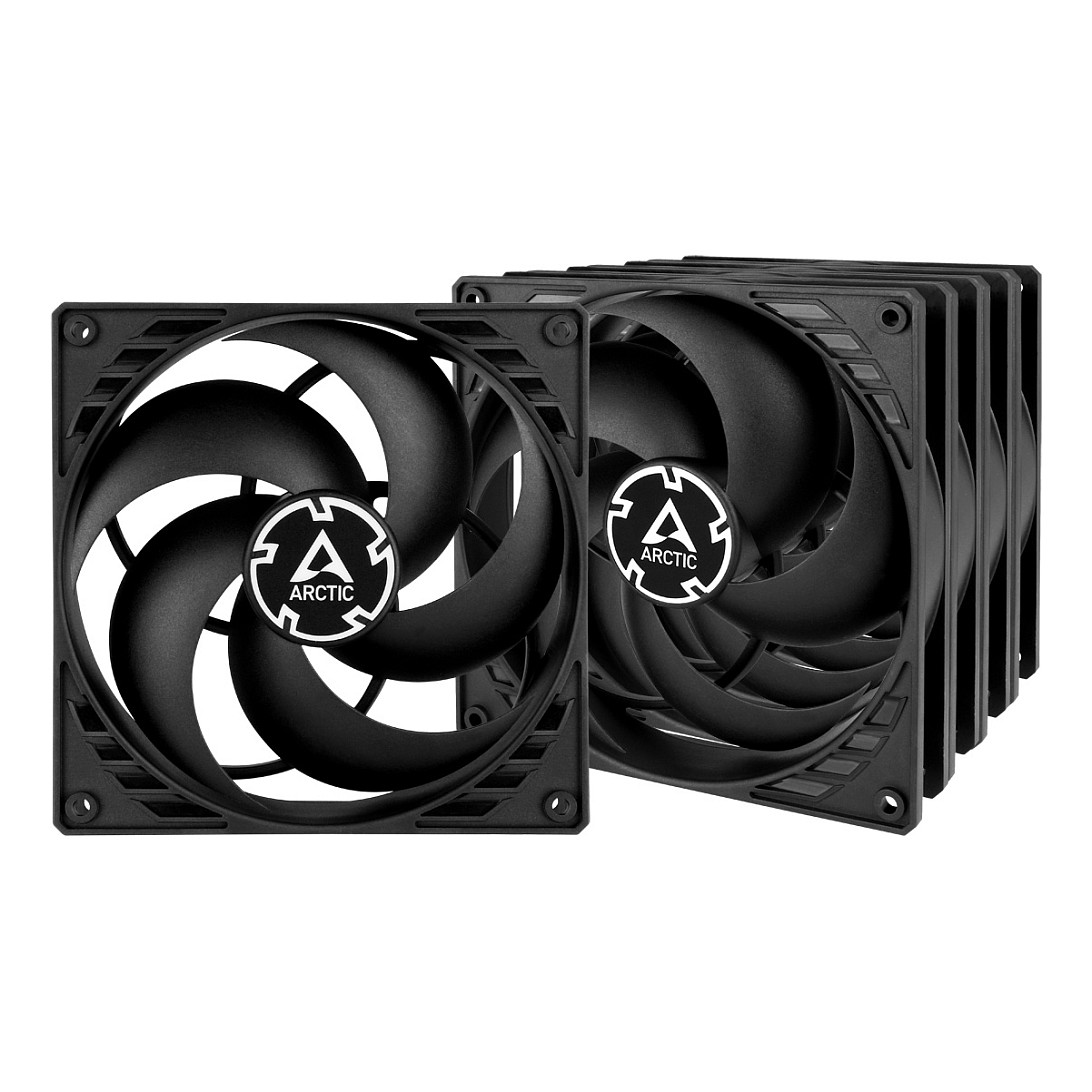 Ftohës për Kasë ARCTIC P14 / 140mm / 1700 RPM / 3-Pin / 5-Pack – Zezë