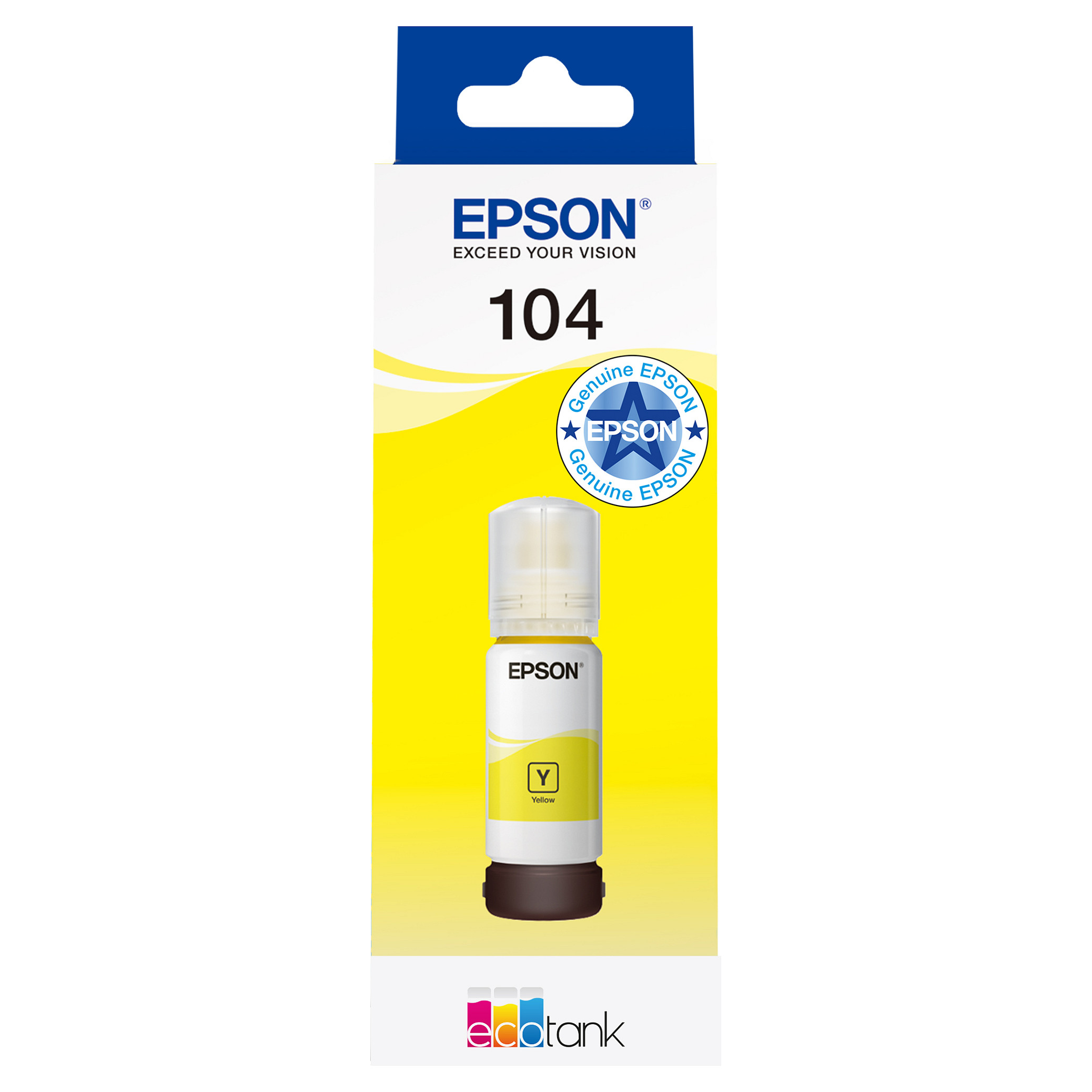 INK Epson 104 EcoTank Ink Bottle C13T00P440/up to 7,500 pages  – Verdhë - 6
