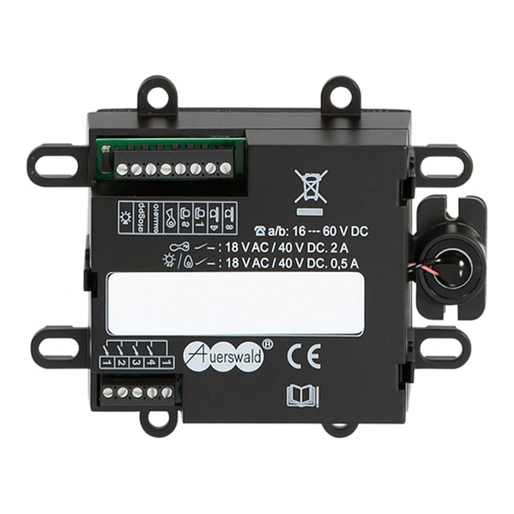 Interfon Dere Auerswald TFS-Universal plus 2 / 90177 / Portë Analoge a/b / Deri 4 Butona Zile / Hapje Dere / IP20 – Zezë