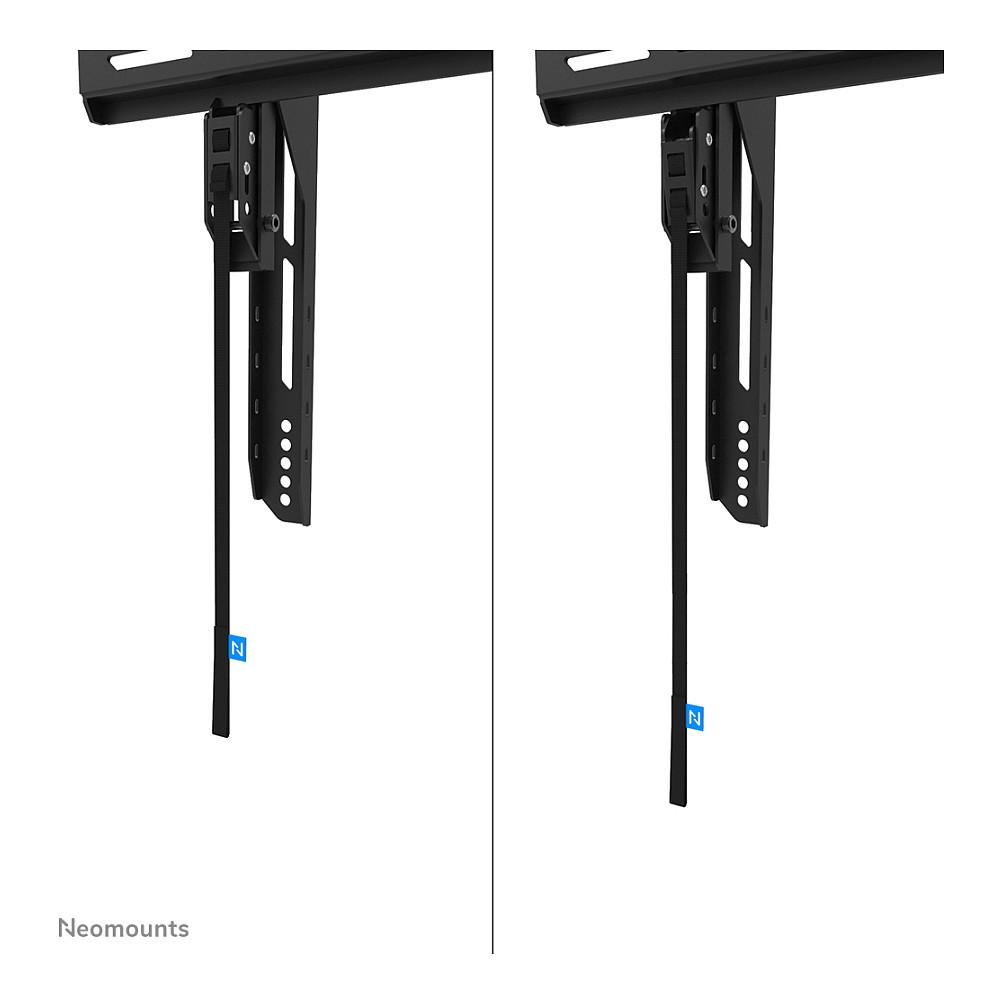 Mbajtëse Muri për TV Neomounts WL35-750BL18 / 55"-98" / 125kg / Tilt ±15° / Heavy Duty / Lockable / TÜV - Zezë - 12