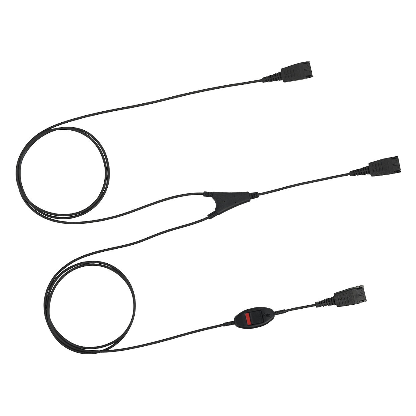 Kabllo Jabra SUPERVISOR 8800-02-01 / QD / 2x QD / Mute - Zezë