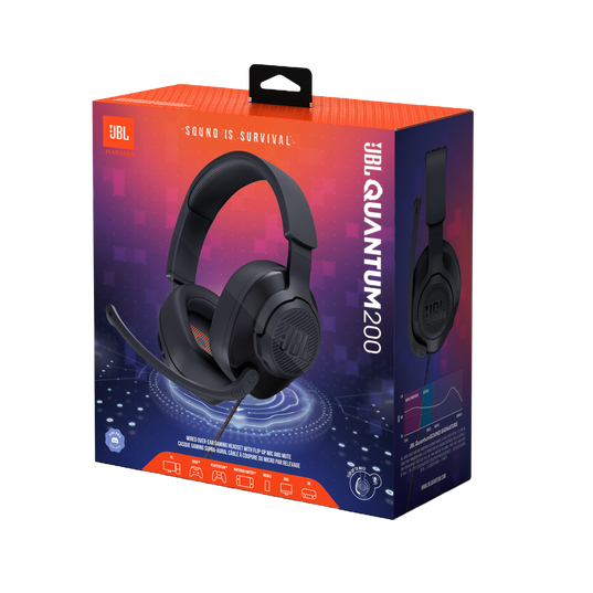 Kufje Gaming JBL Quantum 200 / Wired – Zezë - 1