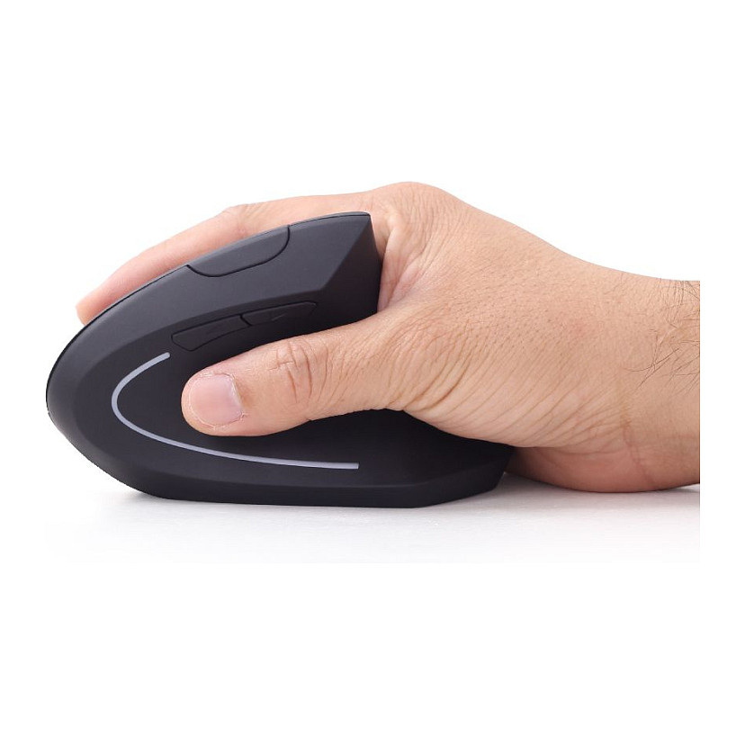 Maus pa Kabllo Vertikal Gembird MUSW-ERGO-01 / 1600 DPI – Zezë - 5