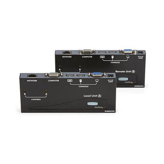 Extender KVM StarTech.com SV565UTPUEU, VGA, USB, Cat.5/6, deri në 150m, TAA - Zezë - 3