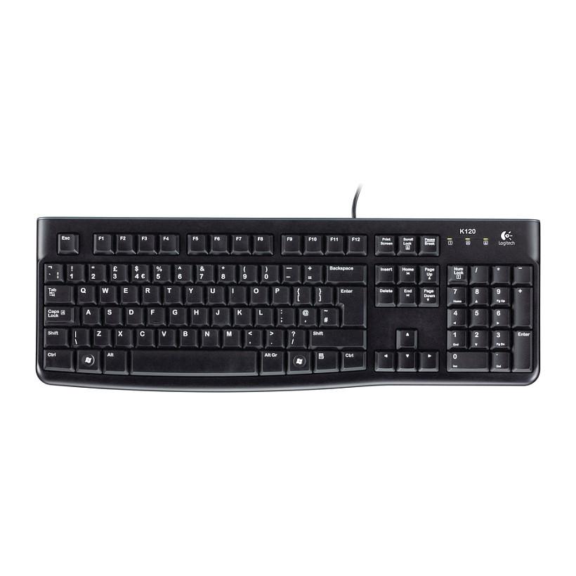 Tastierë me kabllo Logitech K120 / Full-Size / QWERTZ / USB / Czech - Zezë - 1