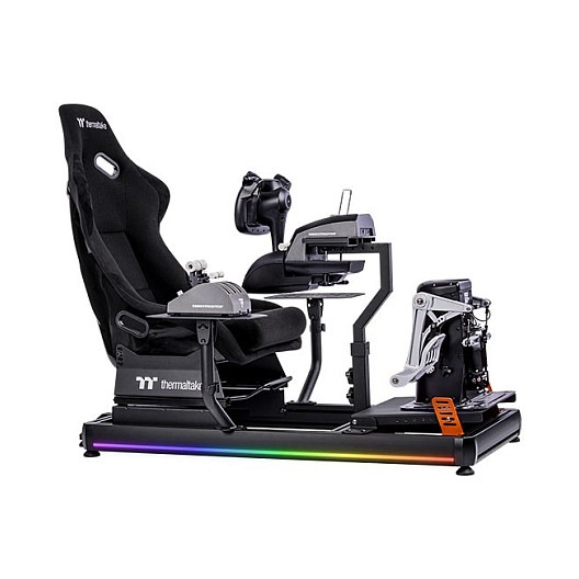 Karrige Gaming Thermaltake GF500 Flight Simulator Cockpit e zezë - 4