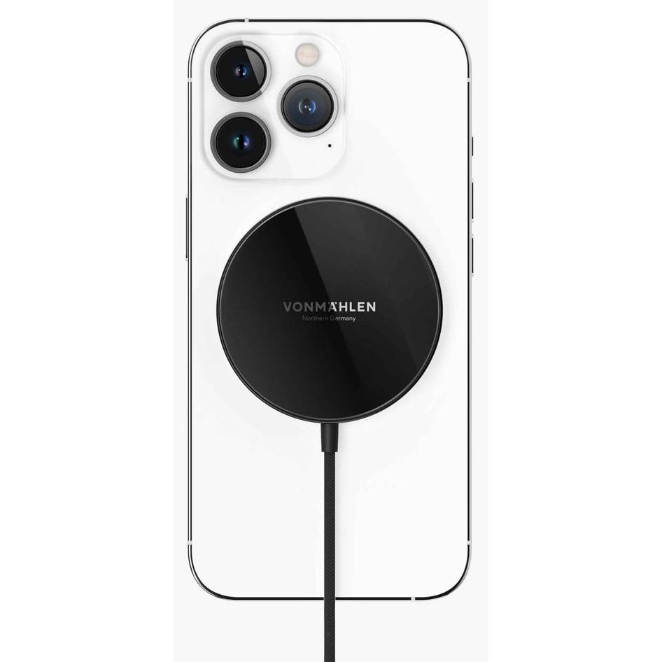 Karikues Wireless Vonmählen Aura Mini, Magnetik, 15W, MagSafe, Qi, USB-C, Kabllo 1.5m - Zezë