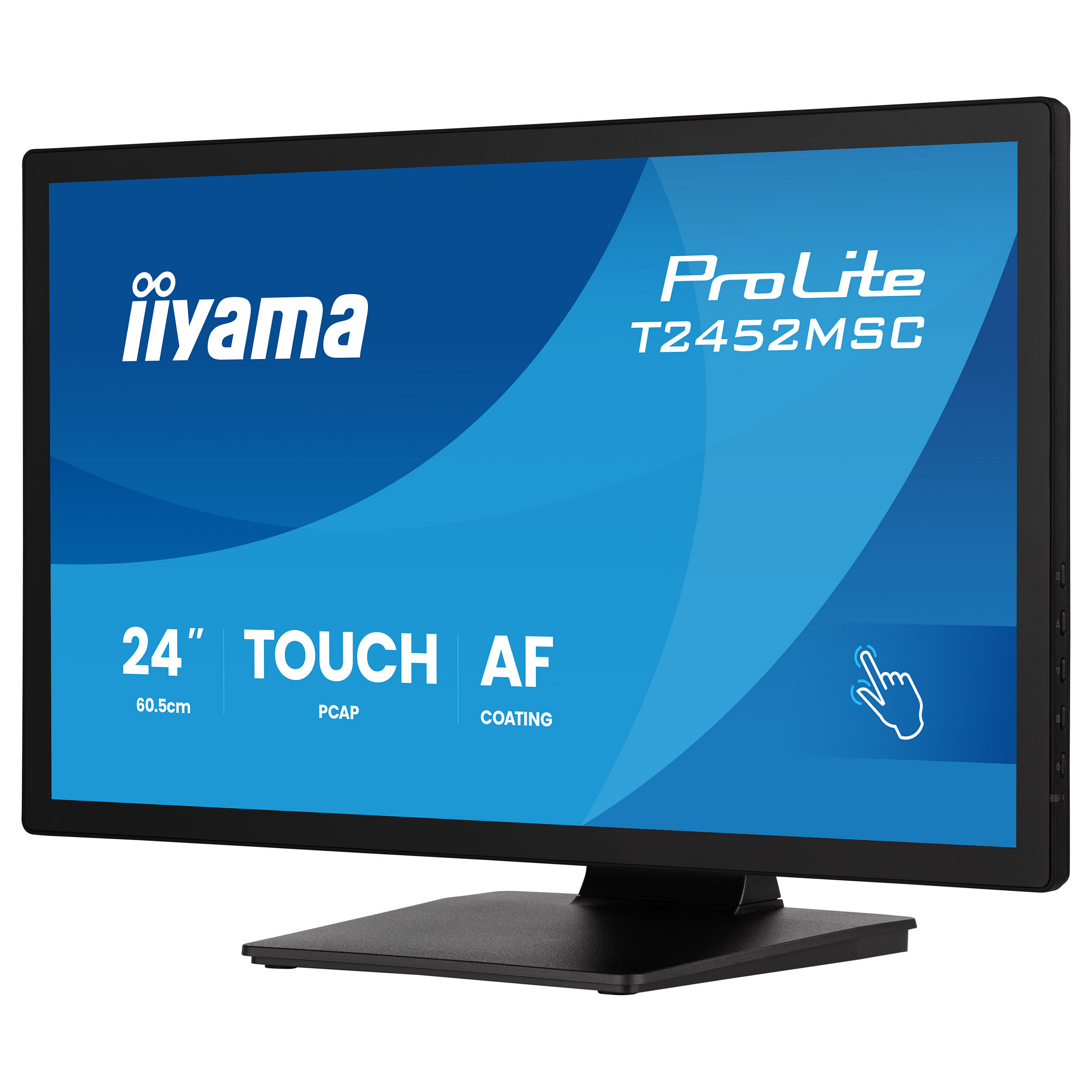 Monitor iiyama ProLite T2452MSC-B2 / 24"/ Full HD IPS / Touch / 120Hz / 5ms / HDMI+USB+DP - Zezë - 4