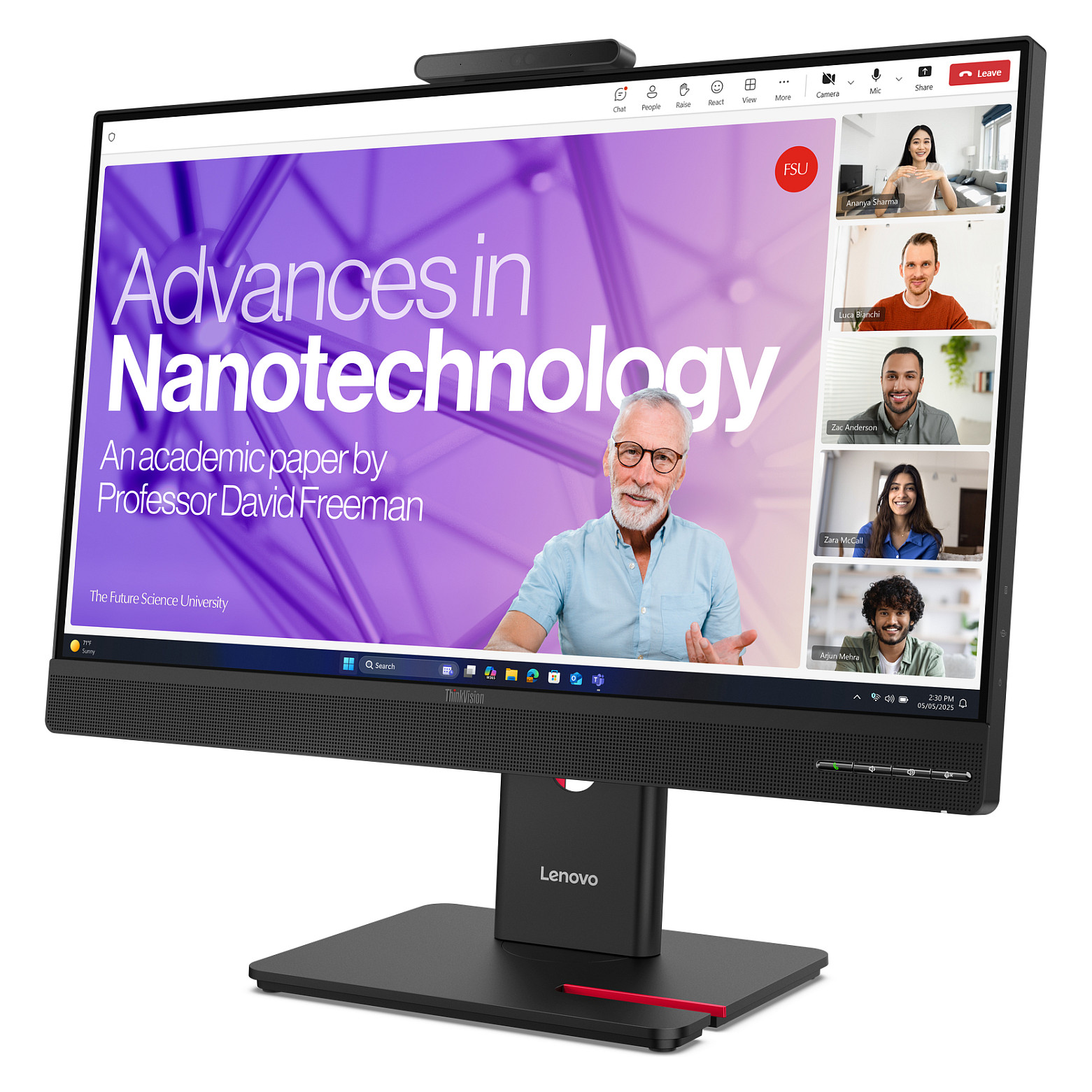 Monitor Lenovo ThinkVision T27QD-4v / 27"/ Quad HD IPS / LCD / 120Hz / 6ms / USB-C + USB-A + HDMI + DisplayPort - Zezë - 3