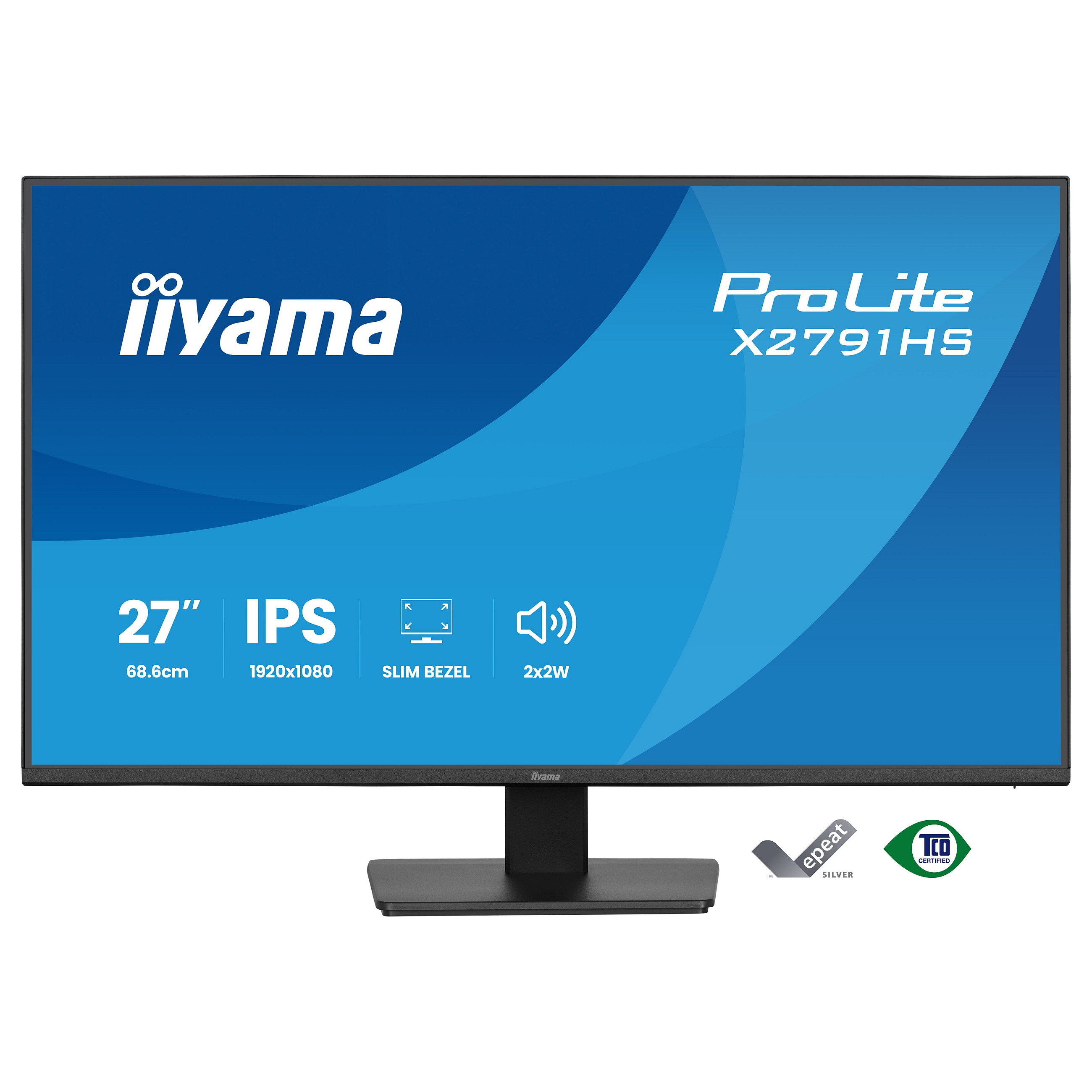 Monitor IIYAMA X2791HS-B1 / 27"/ Full HD IPS LED / 120Hz / 1ms / HDMI+DP - Zezë - 3